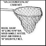 CUBA SPECIALTY MFG CO INC (VA48P ) Landing Nets 4'WOOD HNDLE/POLY MESH CRAB NT