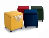Storage Ottoman - Lifting Lid - Navy (Navy) (19.5H x 18W x 18D)