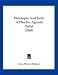 Philosophy And Faith: A Plea For Agnostic Belief (1885)