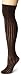 K. Bell Socks Women's Ribbed Over-The-Knee Sock W/ Button Detail,Brown,9-11