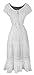 Peach Couture Renaissance 100% Cotton Embroidered Sleeveless Gypsy Tank Dress
