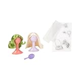 Liv Fashion Doll Accessories Sparkly platinum Blond and Green Wigs
