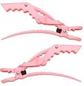 FHI T-Rex Hair Clips Pink (Pack of 2)