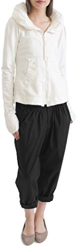 Short Cloak Hoodie in White (Small)