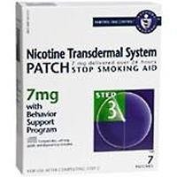 Novartis Nicotine Transdermal System Stop Smoking Aid Patch, Step 3, 7 mg - 7 ea