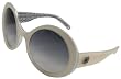Coach Sunglasses, Sandy S428, Ivory/ Grey Fade Lenses/ Silver Detail