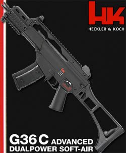 Softair Gewehr Heckler Koch G36C Advanced - Elektrisch Federdruck - 25784