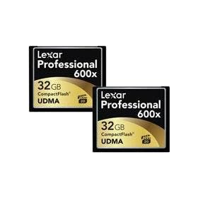 Lexar LCF32GCTBNA6002 - Compact Flash 2-pk 32gb 600x