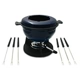 Lucerne 10 Piece Meat Fondue Set in Blue