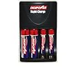 Digipower DPS-2500 Slim Travel Plug-In AA/AAA Battery Charger with 4 AA 2300mAh Batteries (Black)