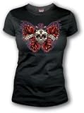 Lucky 13 DEATH FLY Womens Girlfriend Tee- Black
