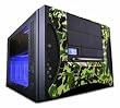 APEVIA X-QPACK2-CM/500 Black/Camouflager Aluminum Body/ Front Mask MicroATX Desktop Computer Case 500W Power Supply