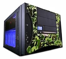 APEVIA X-QPACK2-CM/500 Black/Camouflager Aluminum Body/ Front Mask MicroATX Desktop Computer Case 500W Power Supply