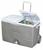Outdoor Living : Rubbermaid Endurance Wheeled Cooler (2A9200PMTL) 2 each