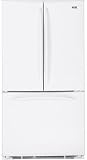 GE Profile PFCF1NFZWW 20.8 cu. ft. French Door Refrigerator with Spill Proof Glass Shelves, ClimateKeeper System, BrightSpace Interior Lighting, Icemaker and Temperature Display Controls: White
