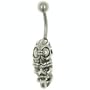 Halloween Belly Button Rings Tribal Skull Navel Ring Body Jewelry