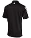 adidas Golf Men's Climacool 3 Stripes Polo Shirt, Black/White/Vista Grey, Medium