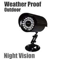 Q1C1 Day Night High Resolution 1/4' color CCD, 420 TV Lines, 24 IR home surveillance camera