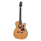 Epiphone EF-500RCCE Masterbilt Collection Acoustic-Electric Guitar, Fingerstyle Neck, Natural Satin