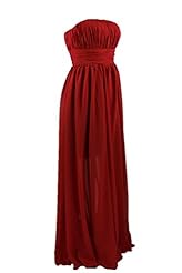 Lace-Up Chiffon Evening Dress/Homecoming Dress/Bridesmaid Dress/Prom Dress/Quinceanera Dress/Wedding Party Dress 