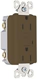 Pass & Seymour #1594CC10 15A BRN PRM GFCI Outlet