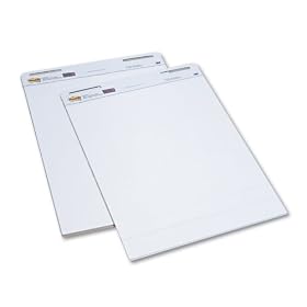 Post-it� Self-Stick Easel Pad 559, 25 x 30.5 in, 30 sheets per pad, 2pads per pack White... by Post-it