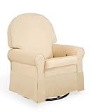 Shermag Upholstered Chair and Ottoman Set , Pearl