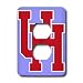 University - University of Houston - Light Switch Covers - 2 plug outlet cover