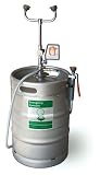 Guardian G1562 15 Gallon Portable Eyewash/Drench Hose Unit, Chrome
