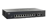 Cisco Small Business SG300-10P Gigabit Ethernet Managed Switch 8 10/100/1000 PoE Ports 2 Combo Mini-GBIC Ports