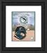 Framed Logo/Cap Florida Marlins Photograph