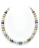 8-10mm South Sea Multicolor Pastel Pearl Necklace