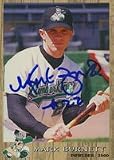 Mark Burnett, Clinton Lumberkings - Rangers Affiliate, 2000 Grandstand Autographed Card