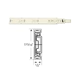 Slide, Drawer, 10", White Epoxy Finish