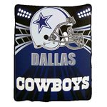 Dallas Cowboys Light Weight Fleece NFL Blanket (Shadow Series) by Northwest (50""x60"")