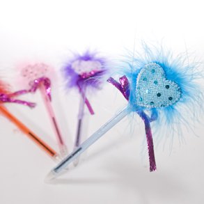 Childrens Toyshop  Toys : Heart Feather Pen