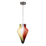 Checkolite ART GLASS 1 Light Pendant