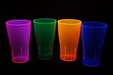 Neon Blacklight Reactive Pint Glasses - 10 ct