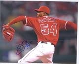 Signed Santana, Ervin ( Los Angeles Angels) 8x10 Photo Photo
