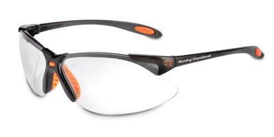 Harley-Davidson HD1200 Safety Glasses with Black Frame and Clear Tint Hardcoat Lens On Sale