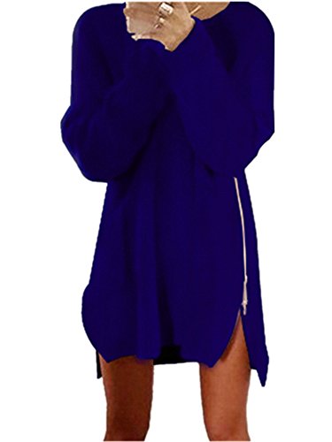 cobalt blue sweater dress