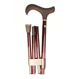 New - Foldable Red Tripe Wound Carbon Fiber Cane - 17296040