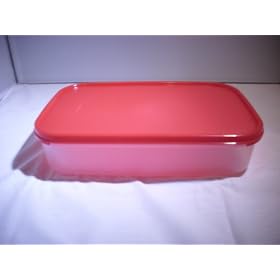 Tupperware Modular Mates Rectangular 1 Container in Red Passion by Tupperware