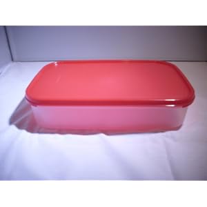 Tupperware Modular Mates Rectangular 1 Container in Red Passion by Tupperware