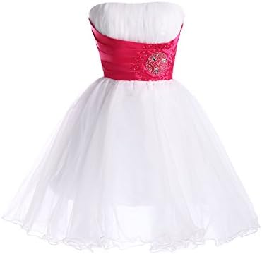 Flared Swing Dresses for Teenagers White Voile Size 6 CL4097-2