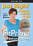 DVD FitPrime JUST RIGHT Weights Cardio Yoga Anna Benson creator of the FIRM!