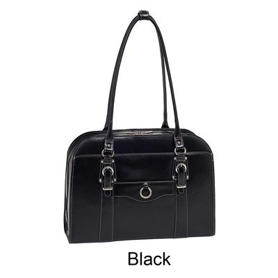 McKleinUSA HILLSIDE 96525 Black Leather Ladies' Briefcase