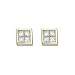 14K Yellow Gold 1/4 ct. Bezel Set Diamond Fashion Earrings