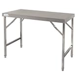 Vogue Stainless Steel Folding Table
