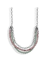 22"+2" Gunmetal Multibead Necklace